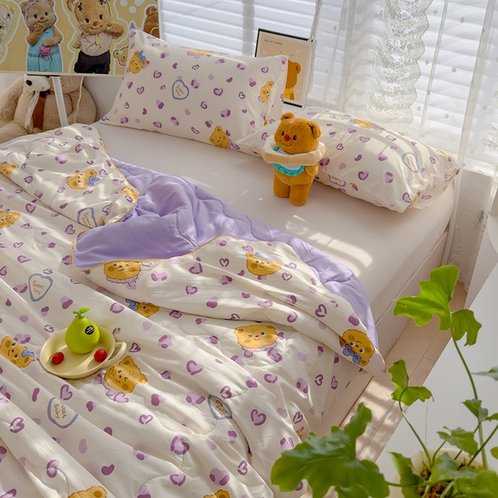 91家纺网 家纺一手货源 找家纺 （总）美派工厂店2025新款水洗邹邹纱夏被