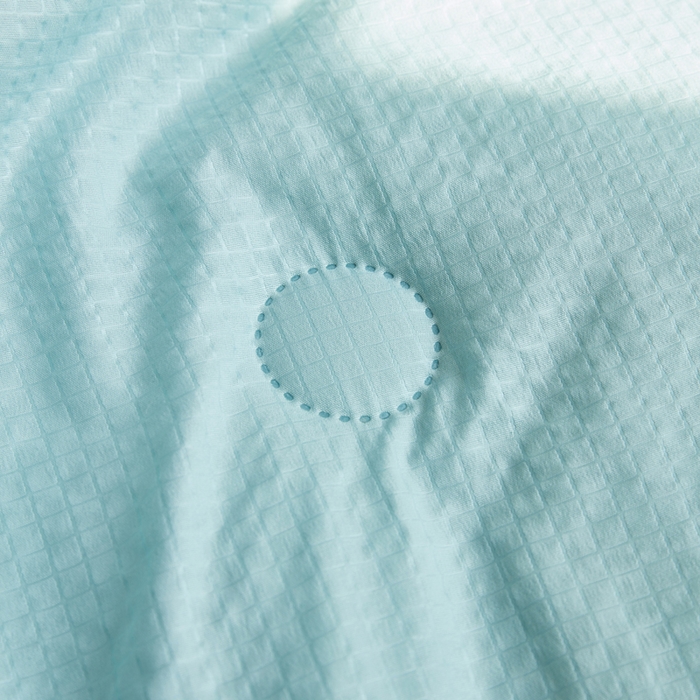 91家纺网 家纺一手货源 找家纺 欧雅搁家纺 2025新款纯色艾草驱蚊夏凉被 天空蓝