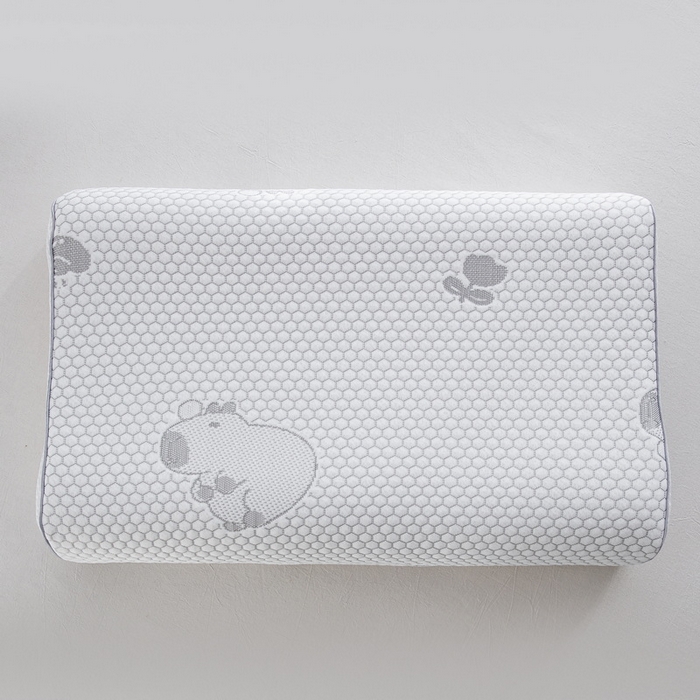 91家纺网 家纺一手货源 找家纺 大黄蜂家居家纺 2025新款卡皮巴拉凉感冰豆豆乳胶单枕套枕套单件 卡皮巴拉灰