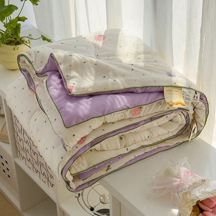 91家纺网 家纺一手货源 找家纺 （总）美派工厂店2025新款水洗邹邹纱夏被