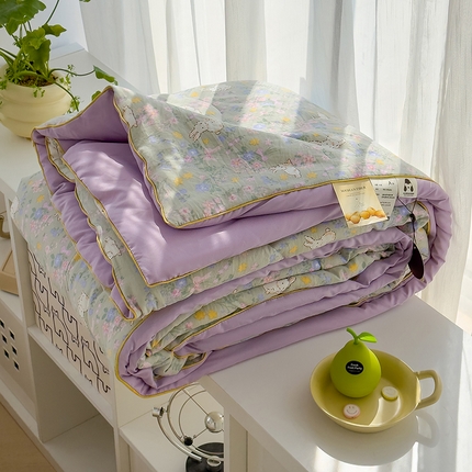 91家纺网 家纺一手货源 找家纺 （总）美派工厂店2025新款水洗邹邹纱夏被