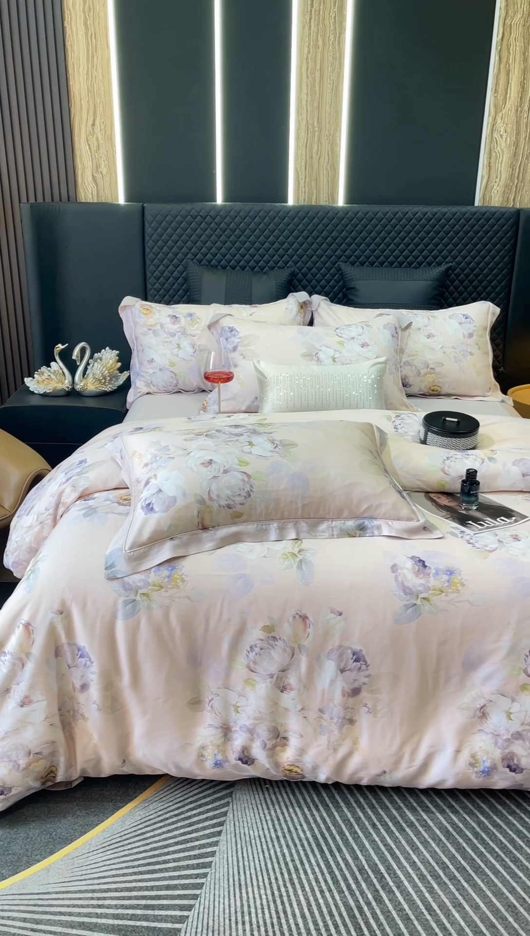 91家纺网 家纺一手货源 找家纺 （总）莱豫2025新款50支莱赛尔天丝四件套