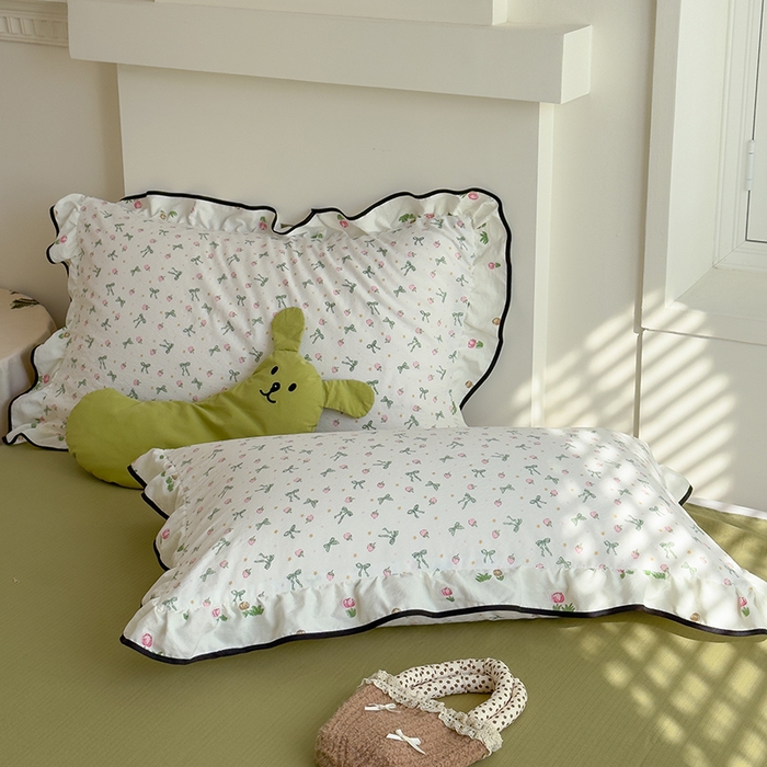 91家纺网 家纺一手货源 找家纺 慕尚 2025新款云感棉花边夏凉被空调被 草莓园