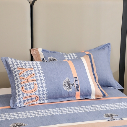 91家纺网 家纺一手货源 找家纺 （总）北部居2025新款加厚印花系列--单枕套