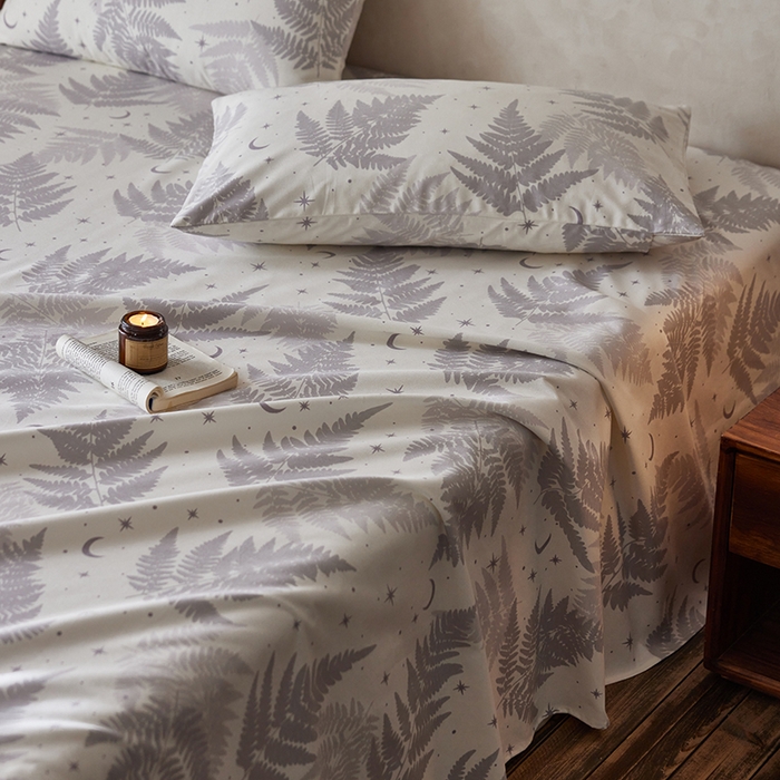 91家纺网 家纺一手货源 找家纺 千朵森2025新款A类全棉老粗布床单三件套 南深