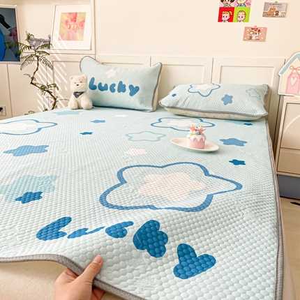 川悦生活 2025新款大版冰豆豆凉豆豆凉席 汽泡夏日