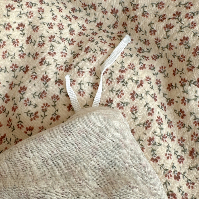 91家纺网 家纺一手货源 找家纺 2025新韩版花边全棉双层皱皱纱布四件套 紫鸢温柔