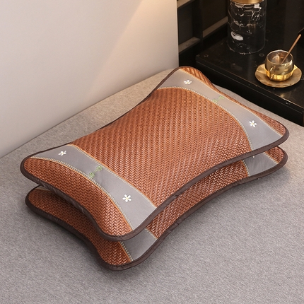 91家纺网 家纺一手货源 找家纺 （总）梦叶草 2025新款夏凉凉感五叶草冰藤茶香茉莉花枕芯助睡眠枕头枕芯