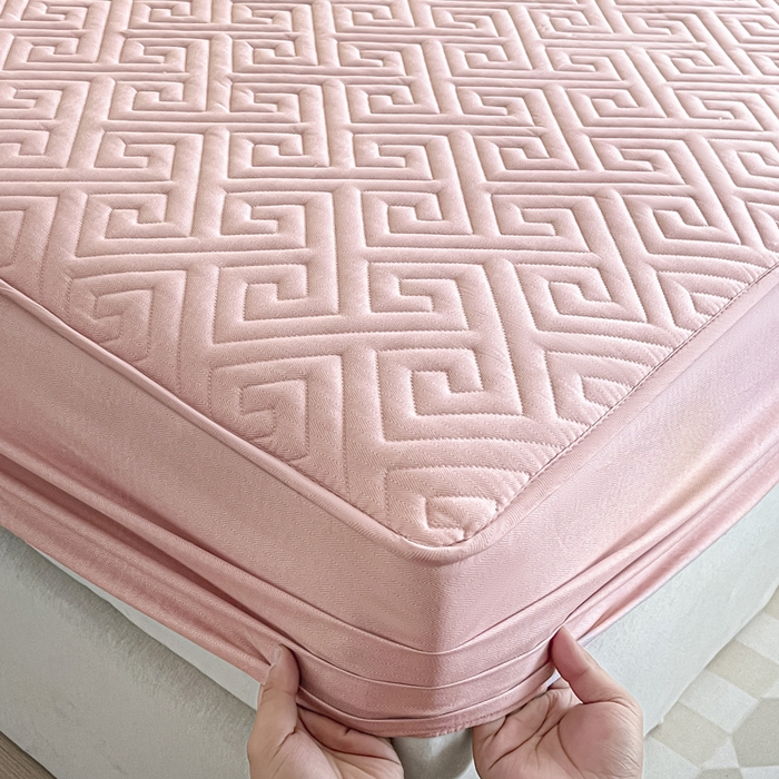 91家纺网 家纺一手货源 找家纺 （总）卡伦家纺 2025新款水洗棉磨毛防水夹棉床笠