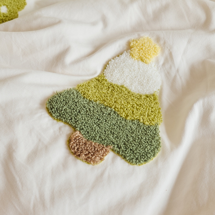 91家纺网 家纺一手货源 找家纺 （总）鑫喜莱家纺 2025新款水洗棉毛巾绣四件套场景二【全系图有买家秀文件】