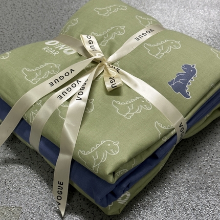 91家纺网 家纺一手货源 找家纺 （总）黛馨  2025新款全棉A类小清新双层纱四件套