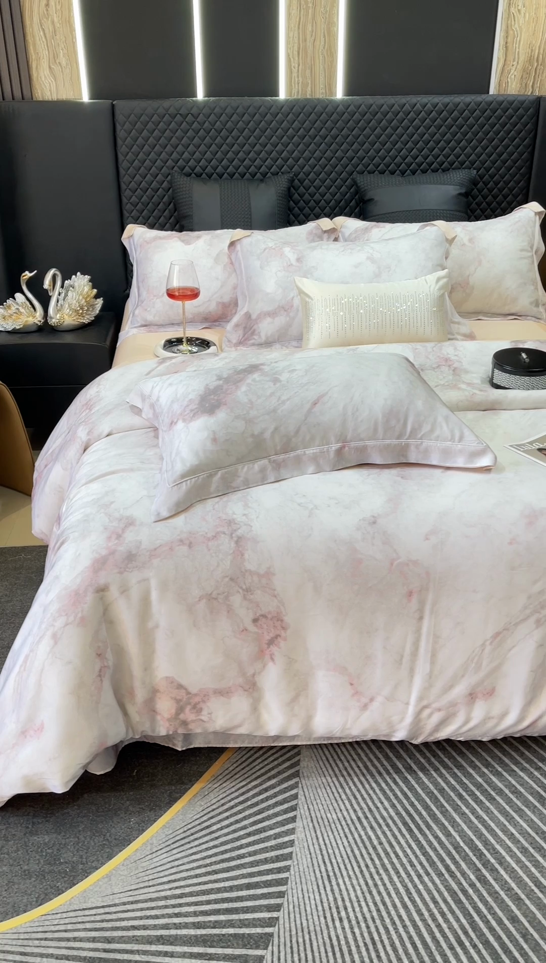 91家纺网 家纺一手货源 找家纺 （总）莱豫2025新款50支莱赛尔天丝四件套