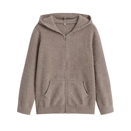 91家纺网 家纺一手货源 找家纺 （总）伊嫚家居 女款无印毛毛纱半边绒保暖家居服