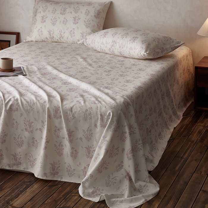 91家纺网 家纺一手货源 找家纺 （总）千朵森2025新款A类全棉老粗布床单三件套