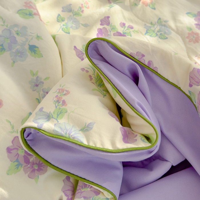 91家纺网 家纺一手货源 找家纺 美派工厂店2025新款水洗邹邹纱夏被 流心奶糕