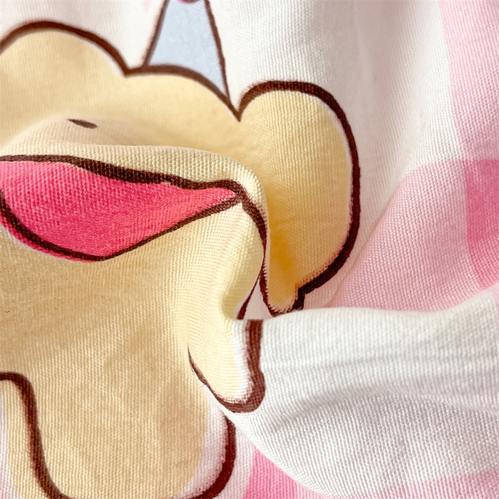 91家纺网 家纺一手货源 找家纺 美梦里 2025新款A类水洗棉棉花夏被 夏凉被空调被 甜心樱桃