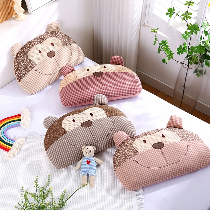 91家纺网 家纺一手货源 找家纺 （总）蔻眠 俏皮猴-全棉卡通荞麦枕