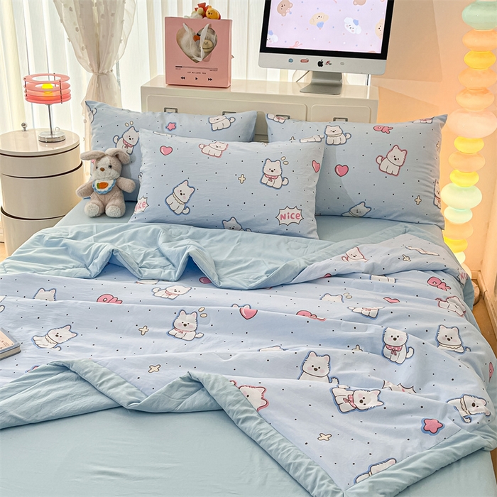 91家纺网 家纺一手货源 找家纺 （总）美梦里 2025新款A类水洗棉棉花夏被 夏凉被空调被