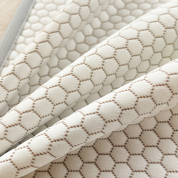 91家纺网 家纺一手货源 找家纺 芙绣 2025新款凉感丝提花学生凉席三件套 金瓜纳福