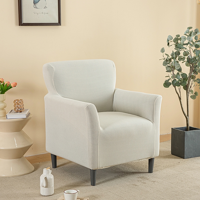 91家纺网 家纺一手货源 找家纺 飞翔家纺床上用品有限公司 2025新款亲肤玉米绒小沙发套 米白