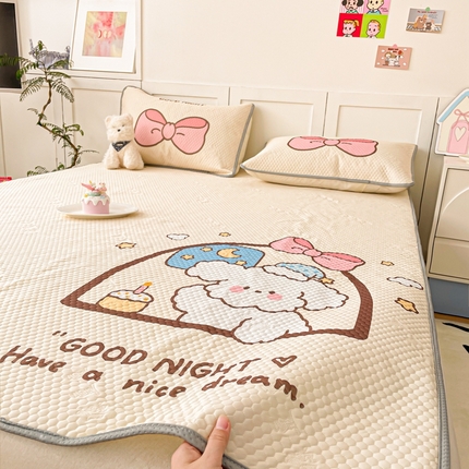 川悦生活 2025新款大版冰豆豆凉豆豆凉席 奶糕作坊