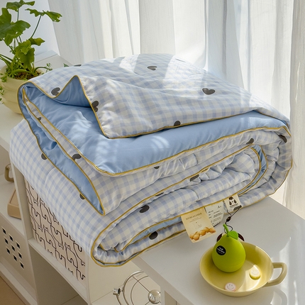 91家纺网 家纺一手货源 找家纺 （总）美派工厂店2025新款水洗邹邹纱夏被