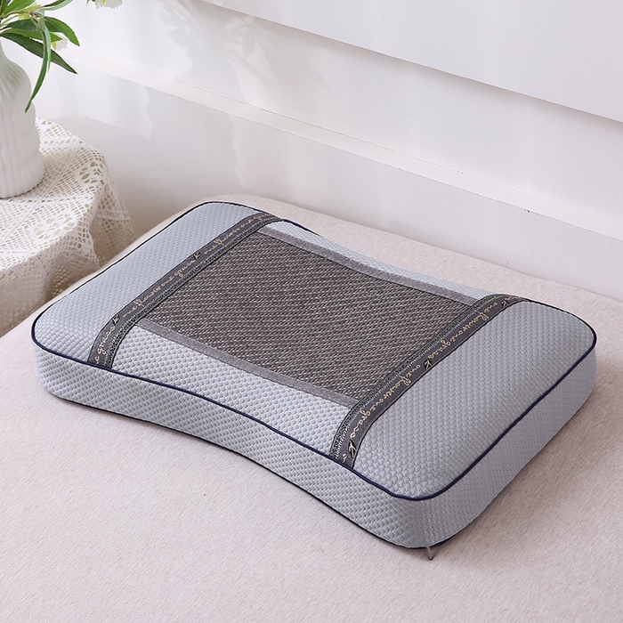 91家纺网 家纺一手货源 找家纺 （总）纽乐家纺 2025夏季夏凉凉席枕芯冰丝冰藤护颈椎记忆棉枕头助睡眠冰藤枕头枕芯