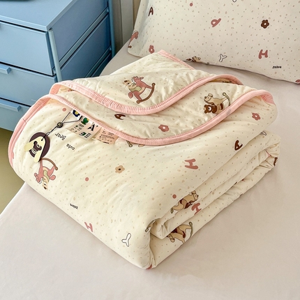 91家纺网 家纺一手货源 找家纺 （总）葡萄家 2025新款A类母婴级大豆纤维牛奶丝针织棉夏凉被空调被-系列二