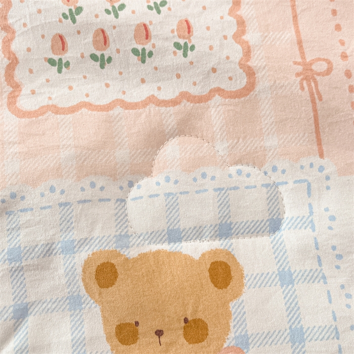 91家纺网 家纺一手货源 找家纺 美梦里 2025新款A类水洗棉棉花夏被 夏凉被空调被 萌宠派对