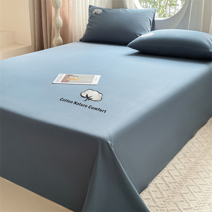 91家纺网 家纺一手货源 找家纺 （总）布卢姆床垫 2025新款全棉纯棉烫画全棉老粗布凉席床单凉席