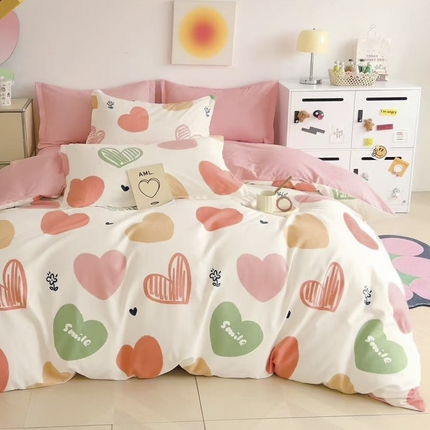 91家纺网 家纺一手货源 找家纺 （总）欧喜璐 2025新款直播热款130克加厚磨毛单被套学生单被套