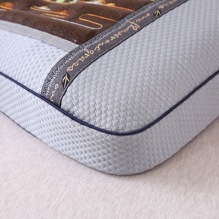 91家纺网 家纺一手货源 找家纺 （总）纽乐家纺 2025夏季夏凉凉席枕芯冰丝决明子护颈椎记忆棉枕头助睡眠凉豆豆枕头枕芯