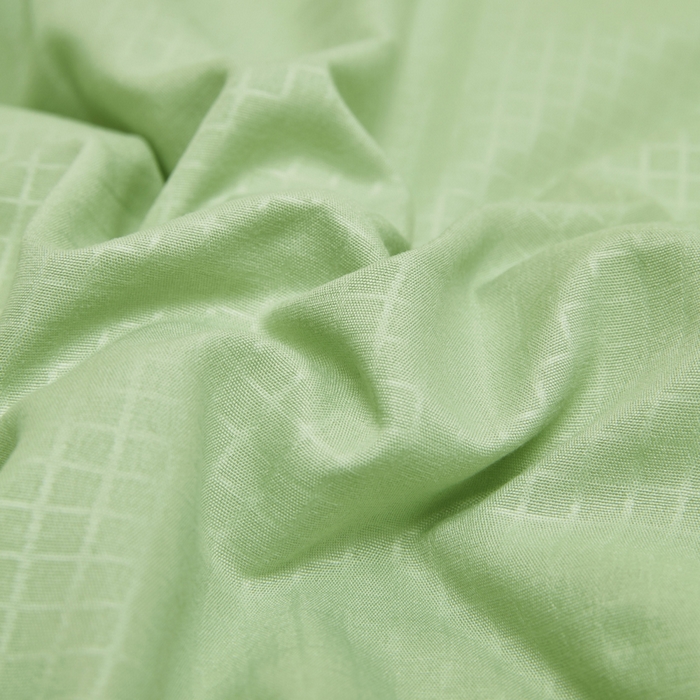 91家纺网 家纺一手货源 找家纺 欧雅搁家纺 2025新款纯色艾草驱蚊夏凉被 果绿色