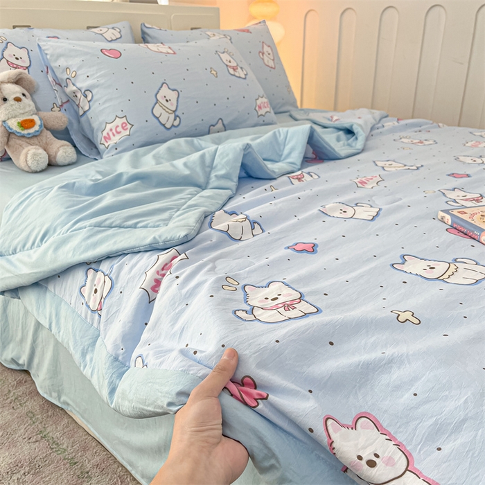 91家纺网 家纺一手货源 找家纺 （总）美梦里 2025新款A类水洗棉棉花夏被 夏凉被空调被