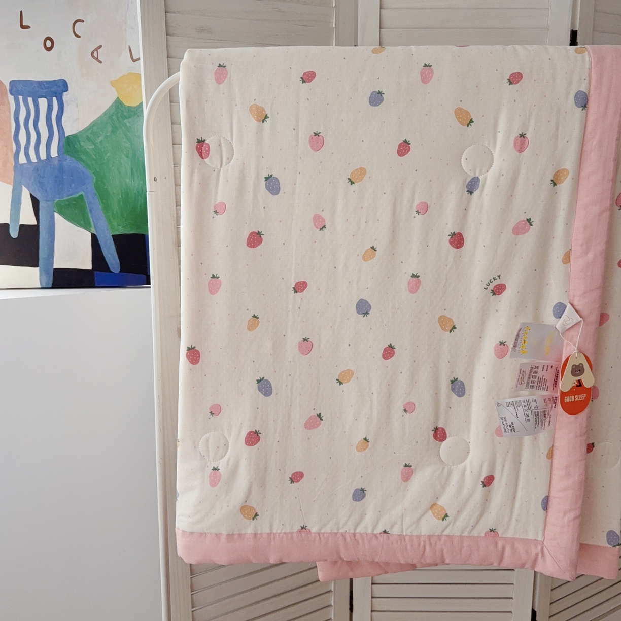 91家纺网 家纺一手货源 找家纺 （总）于果 2025新款全棉双层纱夏被四件套