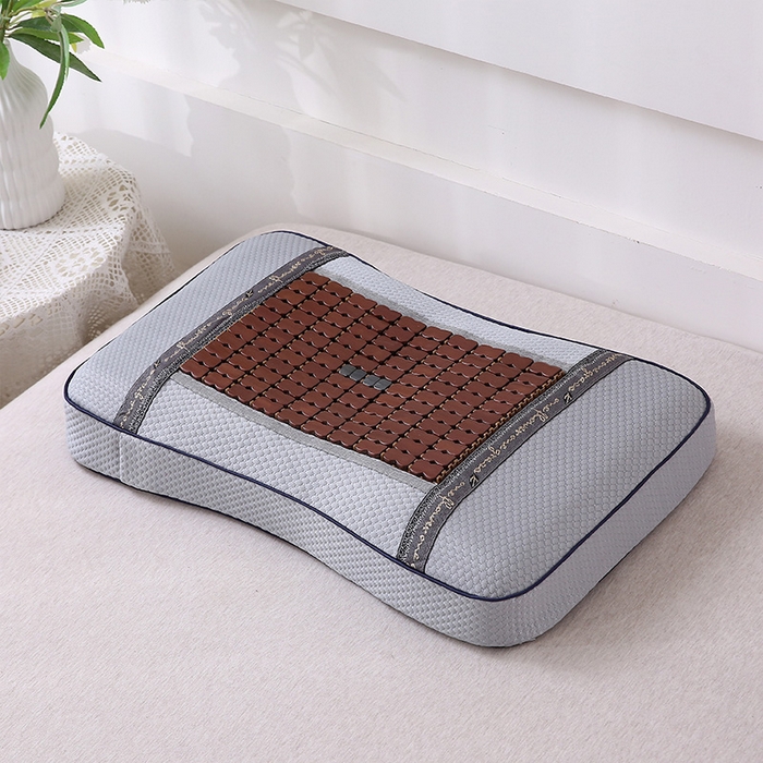 91家纺网 家纺一手货源 找家纺 纽乐家纺 2025夏季夏凉凉席枕芯冰丝冰藤护颈椎记忆棉枕头助睡眠冰藤麻将竹席枕头枕芯 冰丝麻将记忆枕 35x55cm/只