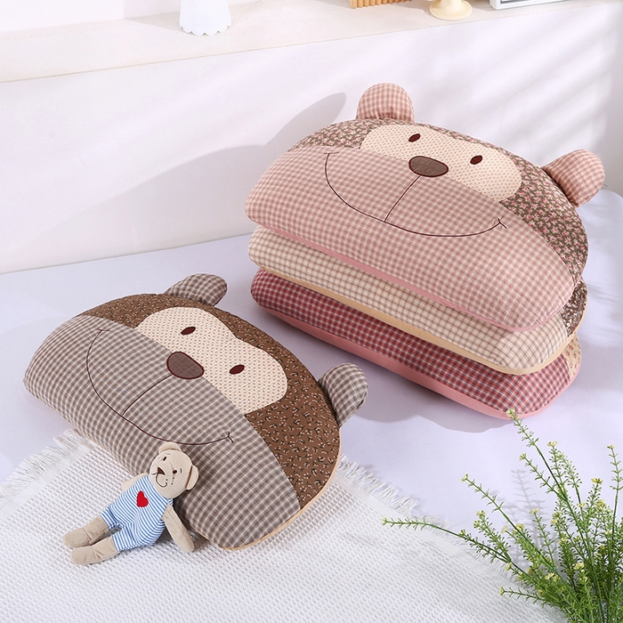 91家纺网 家纺一手货源 找家纺 （总）蔻眠 俏皮猴-全棉卡通荞麦枕