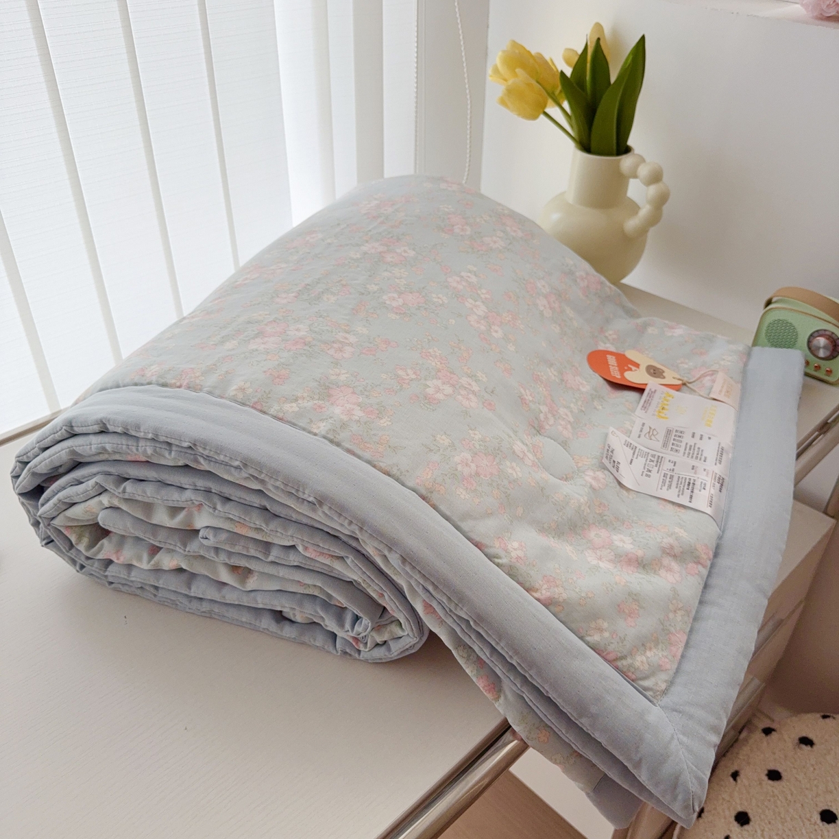 91家纺网 家纺一手货源 找家纺 于果 2025新款全棉双层纱夏被四件套 莉莉周