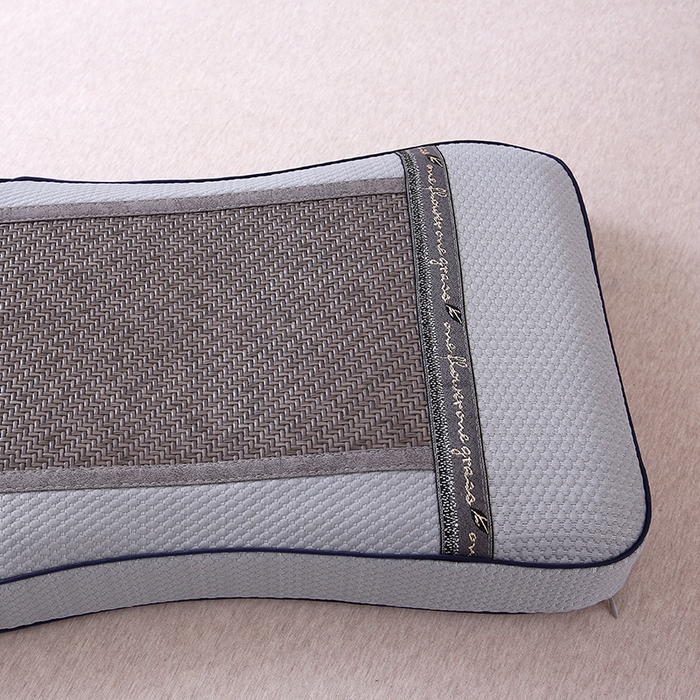 91家纺网 家纺一手货源 找家纺 纽乐家纺 2025夏季夏凉凉席枕芯冰丝冰藤护颈椎记忆棉枕头助睡眠冰藤枕头枕芯 冰丝冰藤记忆枕-浅灰 35x55cm/只