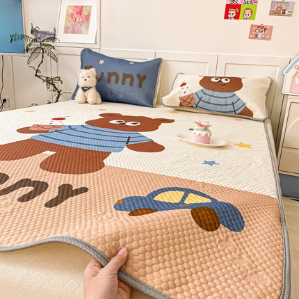 川悦生活 2025新款大版冰豆豆凉豆豆凉席 趣味乐园