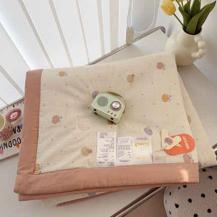 91家纺网 家纺一手货源 找家纺 （总）于果 2025新款全棉双层纱夏被四件套