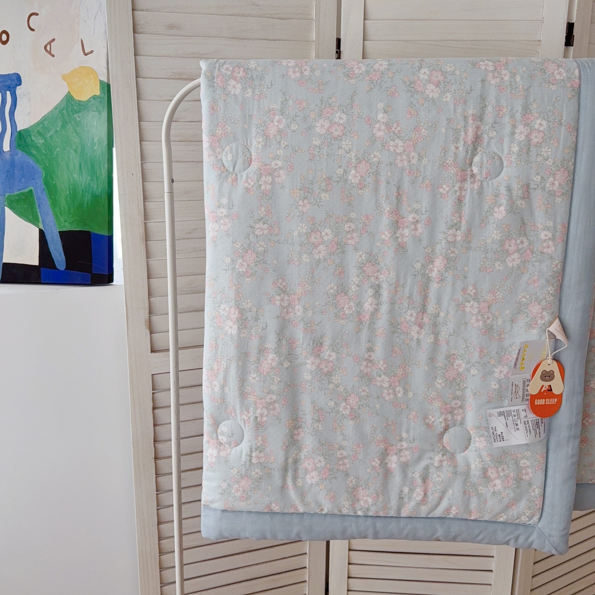 91家纺网 家纺一手货源 找家纺 于果 2025新款全棉双层纱夏被四件套 莉莉周