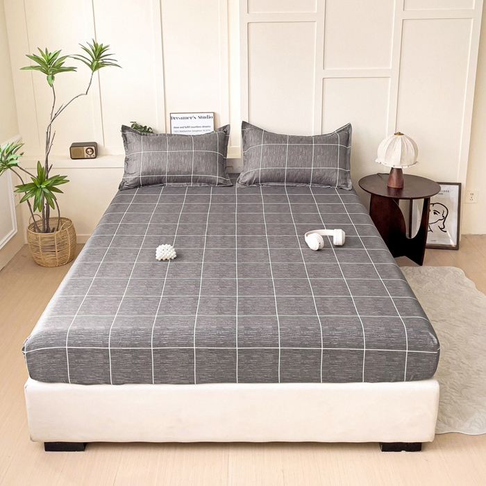 91家纺网 家纺一手货源 找家纺 朵朵家纺 2025新款亲肤棉芦荟棉床笠单床笠，磨毛床笠，印花床笠（可定制尺寸 ） 北欧风情