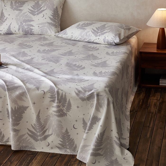 91家纺网 家纺一手货源 找家纺 千朵森2025新款A类全棉老粗布床单三件套 南深