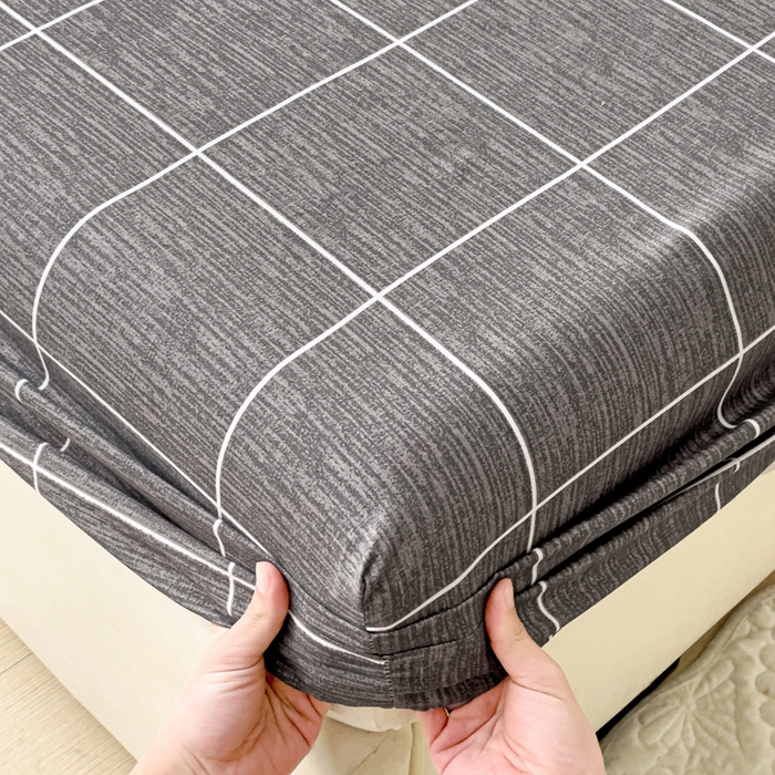 91家纺网 家纺一手货源 找家纺 朵朵家纺 2025新款亲肤棉芦荟棉床笠单床笠，磨毛床笠，印花床笠（可定制尺寸 ） 北欧风情