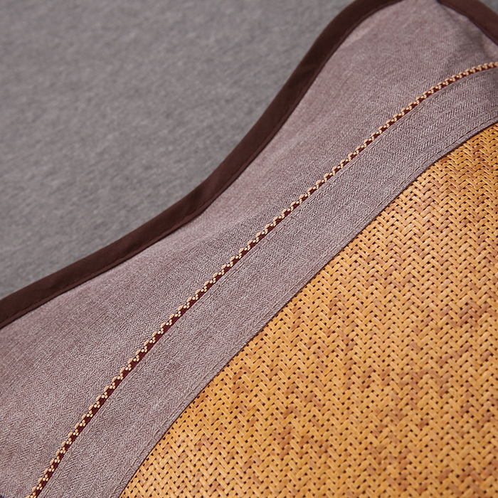 91家纺网 家纺一手货源 找家纺 纽乐家纺 2025新款夏凉凉感艾草花茶香冰藤枕芯茉莉花助睡眠枕头枕芯 艾草茶香冰藤枕-浅咖 35x55cm/只