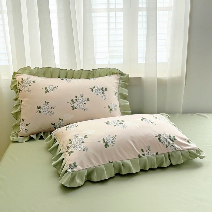 91家纺网 家纺一手货源 找家纺 找底底家纺 2025新款60S水洗天丝夏被夏凉被空调被床裙四件套 盛夏