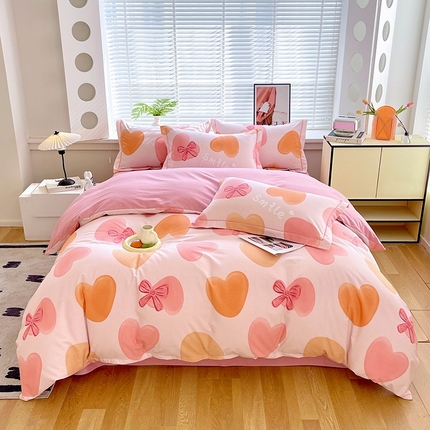 91家纺网 家纺一手货源 找家纺 威布斯 2025新款加厚纯棉全棉磨毛三件套四件套