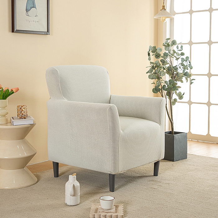 91家纺网 家纺一手货源 找家纺 飞翔家纺床上用品有限公司 2025新款亲肤玉米绒小沙发套 米白