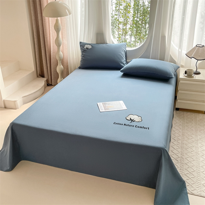 91家纺网 家纺一手货源 找家纺 （总）布卢姆床垫 2025新款全棉纯棉烫画全棉老粗布凉席床单凉席